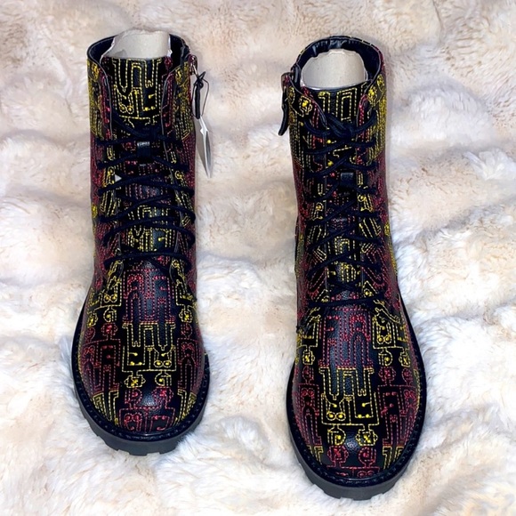 DESIGUAL UNIQUE DESIGNER BOOTS - Picture 4 of 8